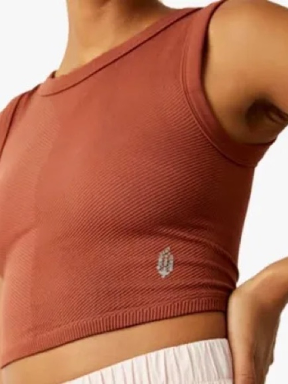 Free People Movement Free Throw Muscle Tank Rust M/L